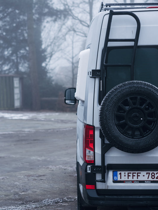 Koru reservewieldrager met ladder