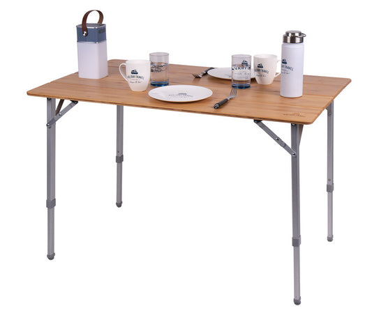 Bamboe tafel - compact opvouwbaar